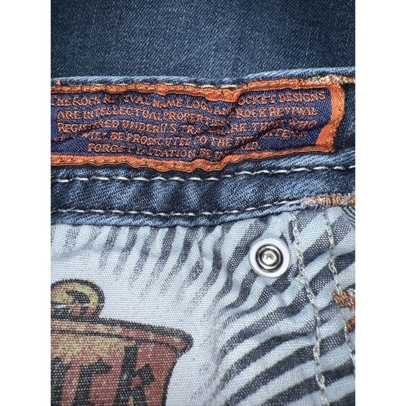 Rock Revival Alivia Skinny Button Pocket Denim Jeans-Women's Size 26x31 - Picture 10 of 16